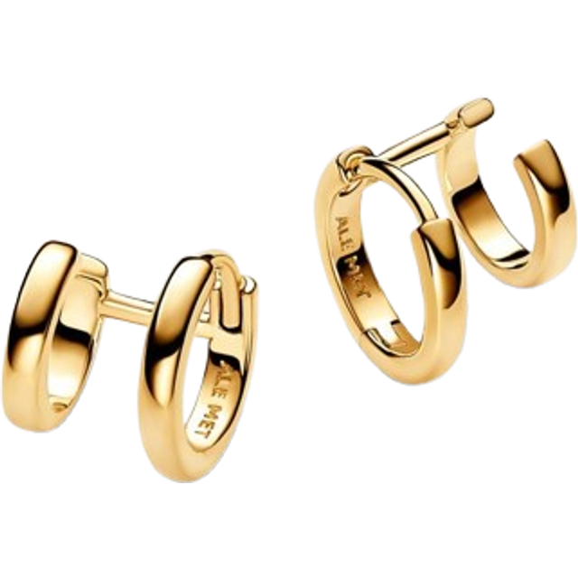 Pandora Earrings Double Hug Hoop Earrings 263280C00