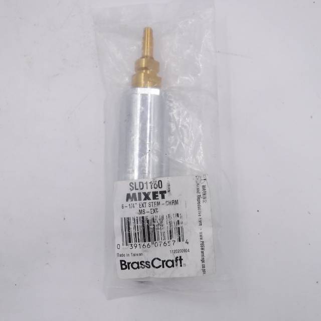BrassCraft Mfg SLD1150 MIXET 6 1/4 Extended STEM Chrome(MS-EXT  1  White