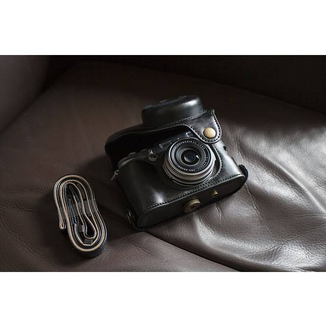 Pu Leather Full Camera Case Bag Cover For Fuji X100f X100t X100s X100 Black