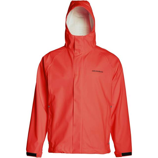 Neptune 319 Regnjacka med huva - Orange (XS)