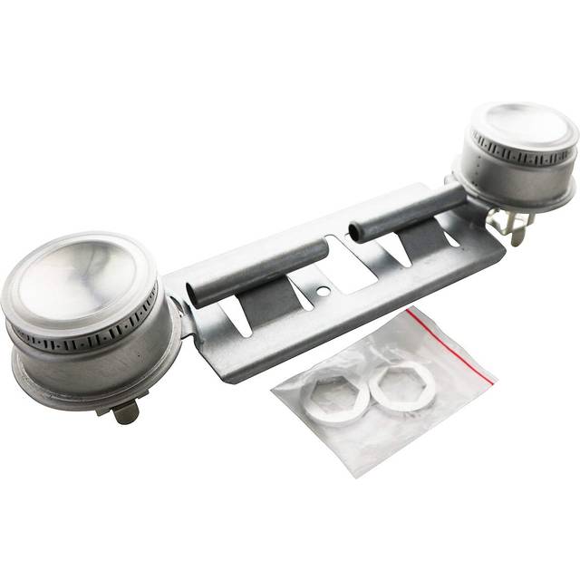 Endurance Pro WB29K17 WB16K10026 Double Range Top Burner Assembly Kit Replacement for GE Hot Point Gas Stove 868697 AP2633210 PS232404  65932  AH23240