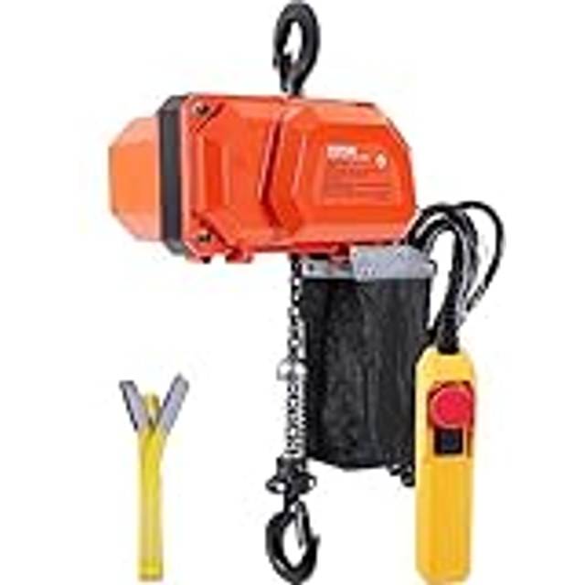 VEVOR elektrisk kedjetelfer Enfas krantelfer 330 lbs Last 10 fot lyft