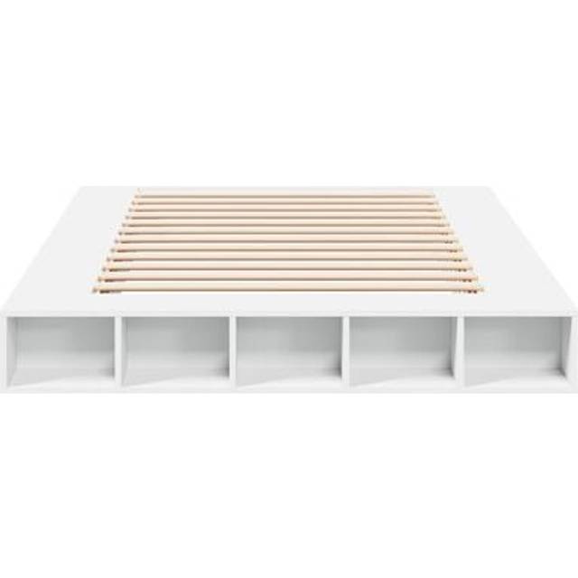 vidaXL Bed Frame without Mattress Grey Sonoma 160x200 cm