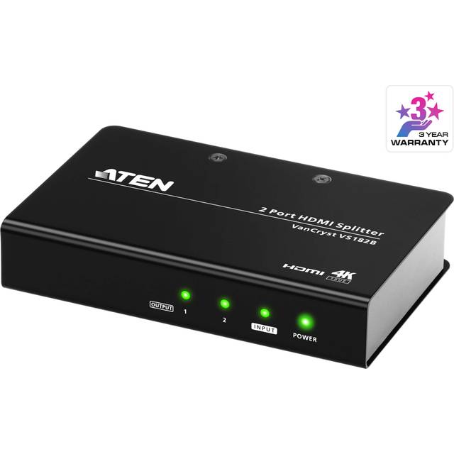 2-Port True 4K HDMI Splitter