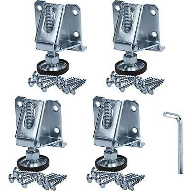 Rok Hardware 4 Pack Heavy Duty 8000 lbs Capacity Adjustable Furniture Leg Levelers