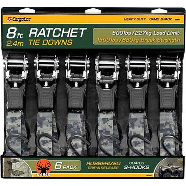CargoLoc 6 Pc. 8' x 1 500 lbs - S - DIGITAL CAMO 32584