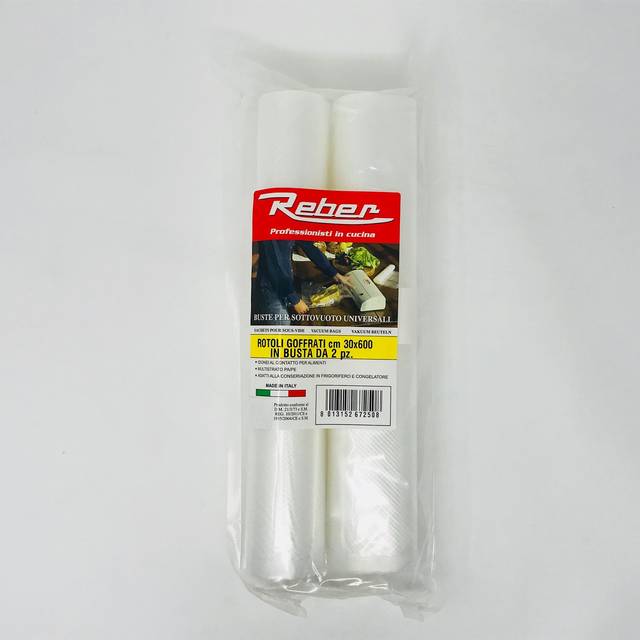 2 roll food bag Reber - Blanc