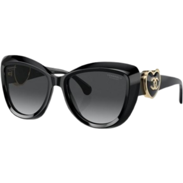CHANEL butterfly Sunglasses C622S8 Black
