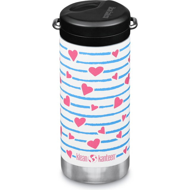 Klean Kanteen TKWide 355ml (Twist Cap) Heart Stripe, OneSize