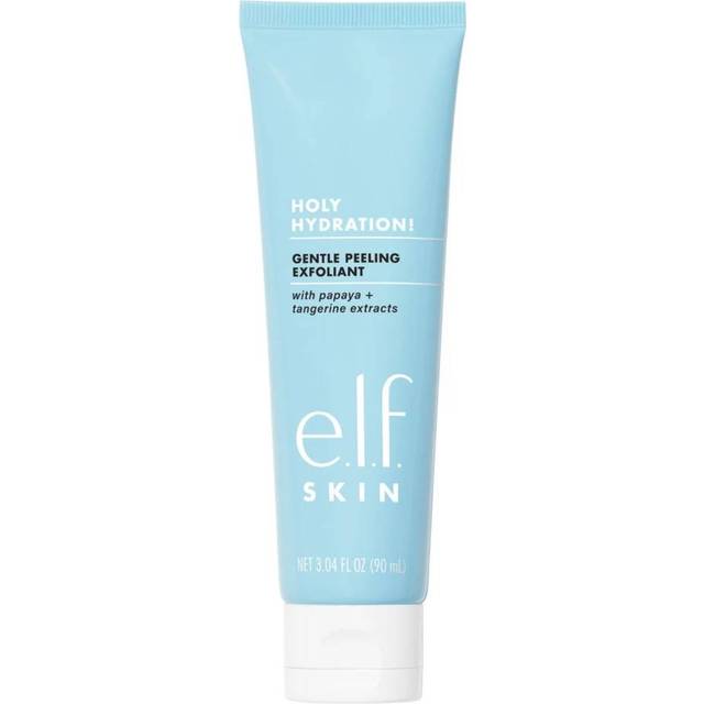 e.l.f. SKIN Holy hydration! Mjuk peeling exfoliant, för ett strålande och ungdomligt utseende, lyser upp och jämnar ut hudtoner, tar bort död hud, vegansk och djurförsöksfri, 90 ml