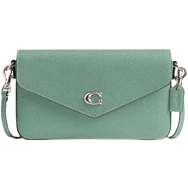 Coach Womens Aquamarine Wyn Crossgrain-leather Cross-body Bag - AQUAMARINE
