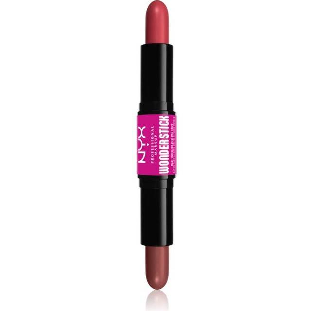 NYX Professional Makeup Rouge, med hyaluronsyra, fuktgivande, blandad textur, vegan, wonder stick, koral + djup persika
