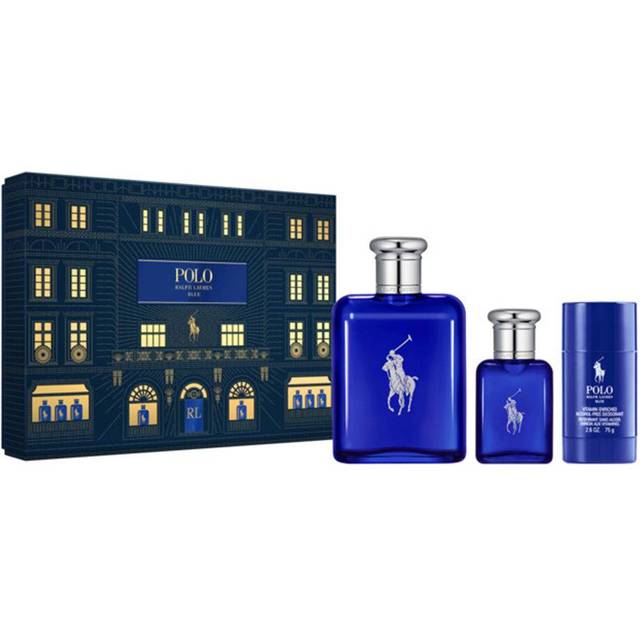 Ralph Lauren Polo Blue Gift Set 125ml EDT + 40ml EDT + 75g Deodorant Stick (125ml)