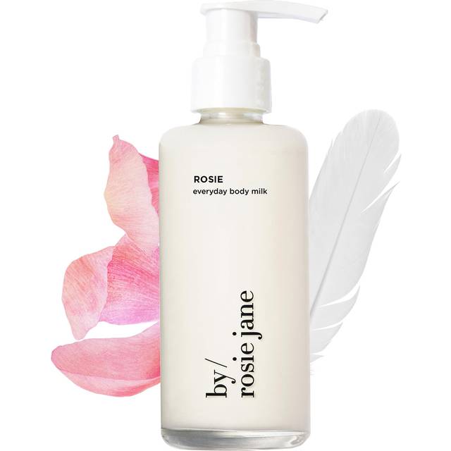 By Rosie Jane Everyday Body Milk (Rosie) - Hydrating Toner & Body Moisturizer to Help Even Skin Tone - Infused with Soothing Aloe Vera and Turmeric Ro