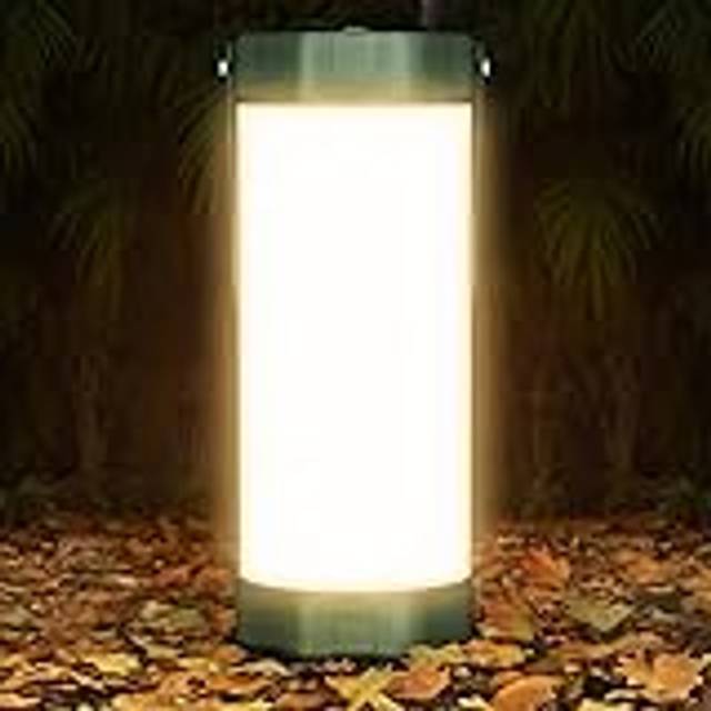 Survival Camping Lantern, 106LED with 5 Brightness, Up to 1200LM, 3 Modes & SOS, Rechargeable for 80hrs, IP68 Waterproof, Small & Light, Emergency