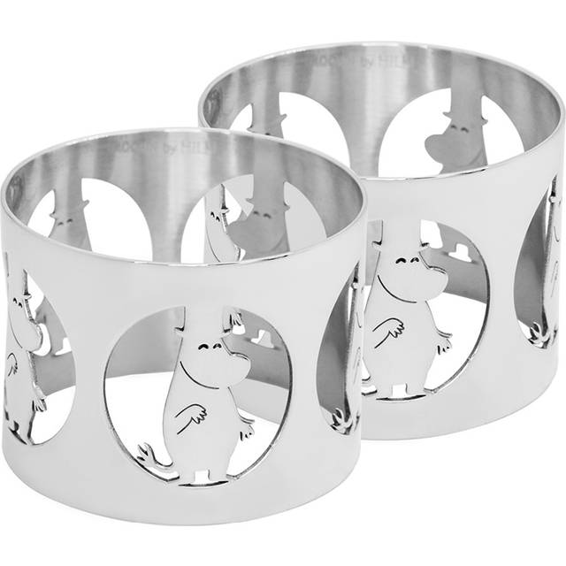 Hilke Collection Hilke X Mumin servettring Moominpappa 2-pack Mässing