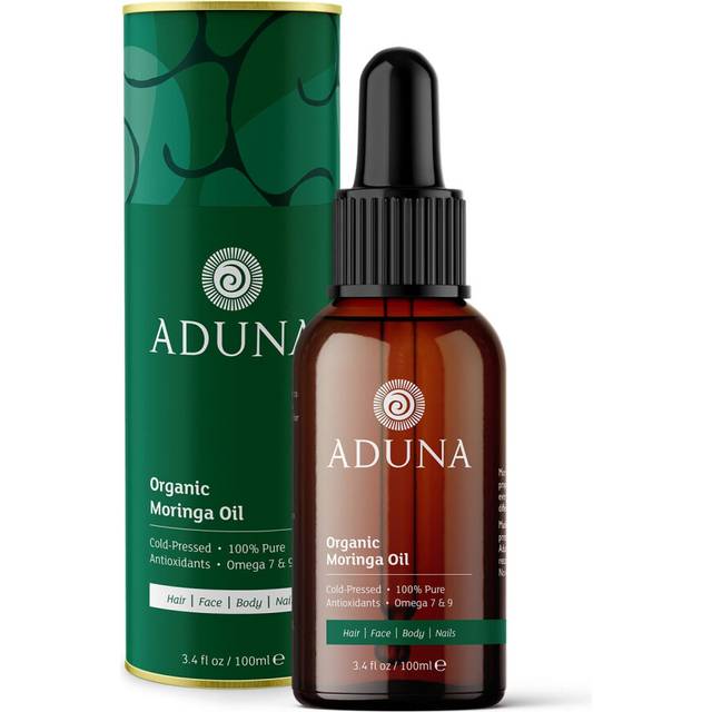 Moringa Oil 100% Organic 100ml | Unrefined Cold-Pressed Body, Hair & Face Oil | Best for Fine Lines and Moisturising | Antioxidants