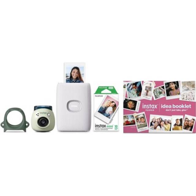 Fujifilm International Fujifilm INSTAX GREEN PAL LINK 2 Bundle with Digital Camera and Smartphone Printer