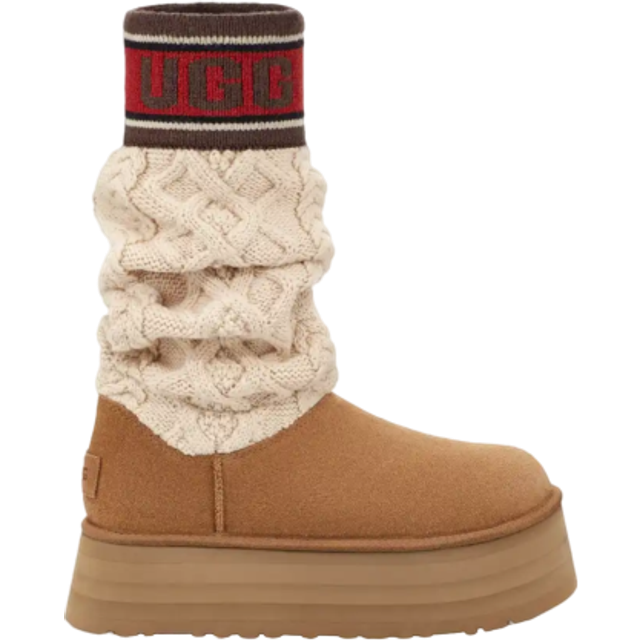 Ugg Classic Sweater Letter Classic Mini Boot