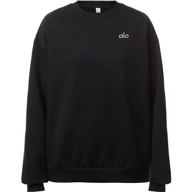 Alo Accolade Crew Neck Pullover - Black • Prices »
