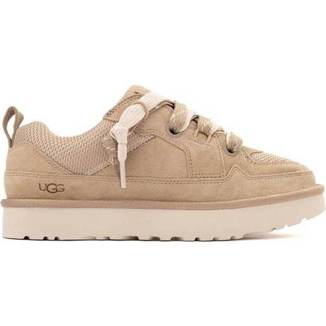 UGG, Sneakers, male, Beige, 6 UK, Lowmel Shearling Trainers - Beige