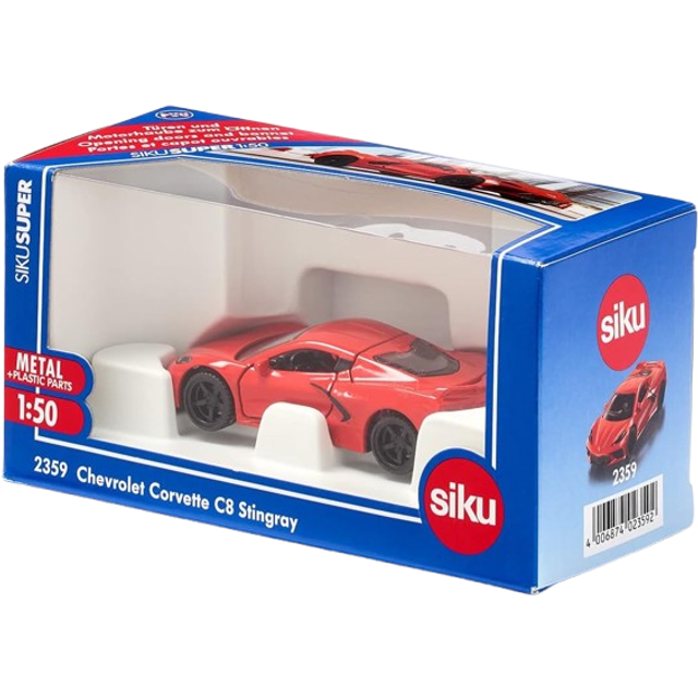 Siku 2359 Chevrolet Corvette Stingray rot Maßstab 1:50