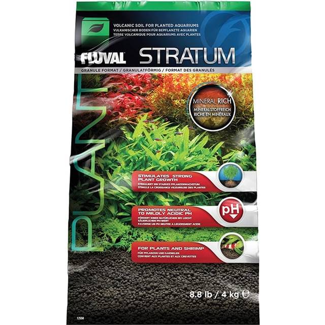 Fluval Stratum Jord för Akvarier, Brun, 4 kg