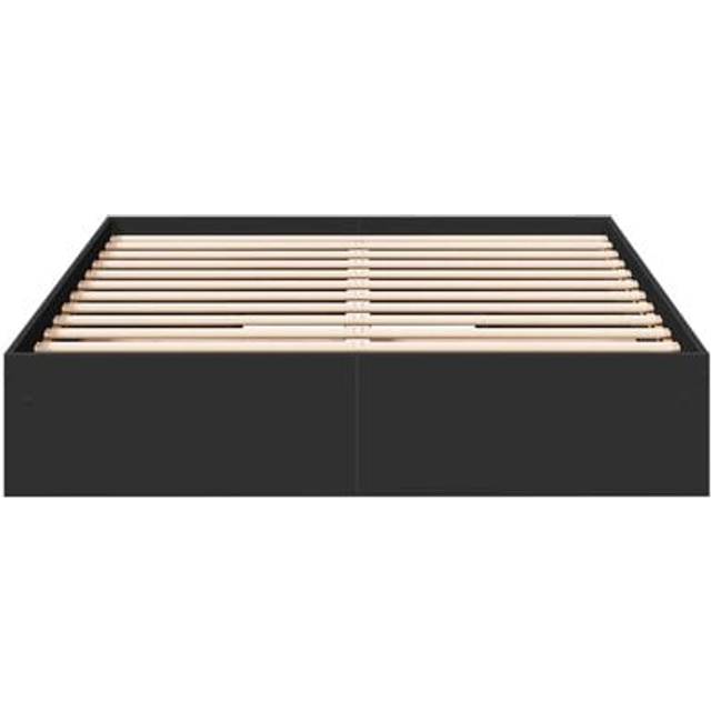 Bed Frame with Drawers without Mattress Smoked Oak 120x190 cm Small Double Vidaxl