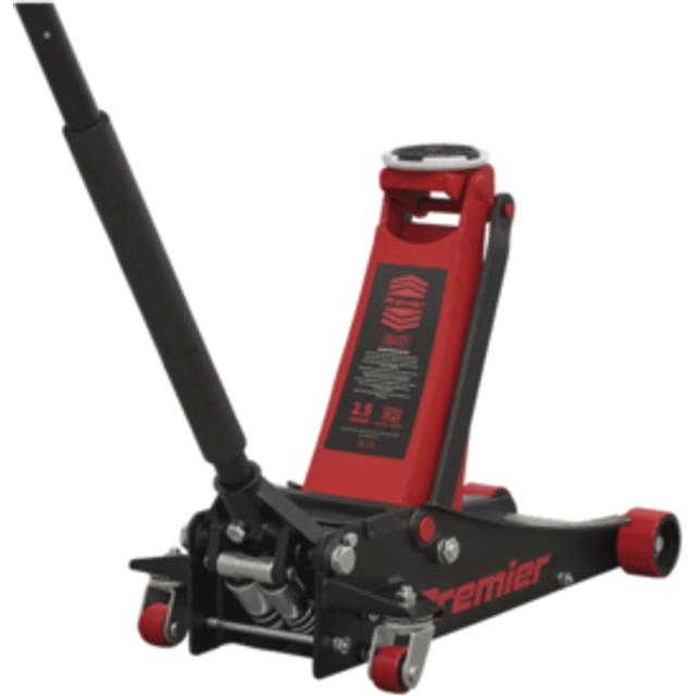 Sealey 2501LE Trolley Jack 2.5tonne Low Entry with Rocket Lift