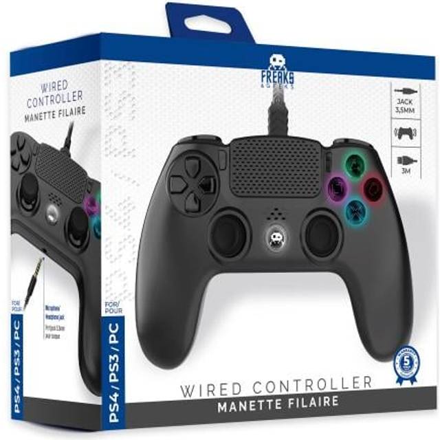 Trade Invaders Kabelansluten handkontroll för PS4 med 3M-kabel - Svart