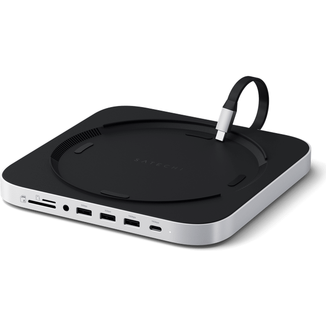 Satechi Stander Og Hub Til Mac Mini/studio Med Nvme Ssd-slot Usb 3.2 Gen 2 (3.1 Gen 2) Type-c