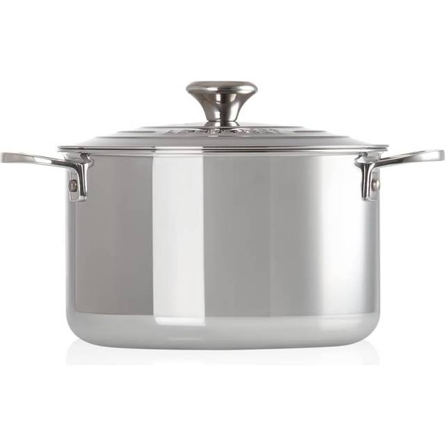 Le Creuset 966006200 20cm Deep Casserole - Stainless Steel