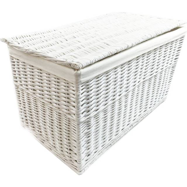 Coso Blanket Chest - White (40cm H x 75cm W x 39cm D)