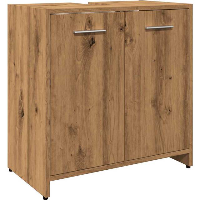 17 Stories Avrumy 60cm x 58cm Free Standing Cabinet Artisan Oak 58cm H X 60cm W X 33cm D