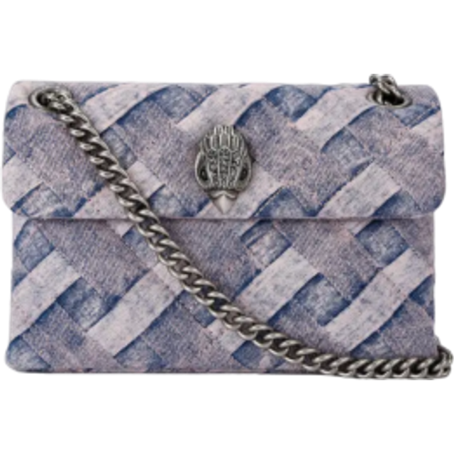 Kurt Geiger Women's Cross Body Bag Denim Fabric Kensington