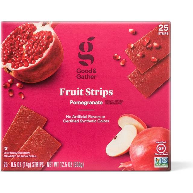 Good & Gather Pomegranate Fruit Strips 12.5oz/25ct