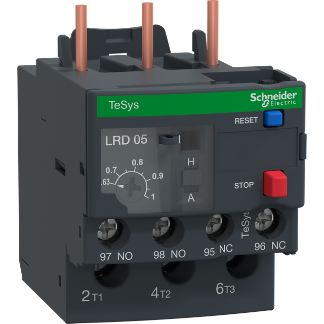 Schneider LRD05 Thermal Overload 0.63 - 1A (For LC1D09-D38) Amp