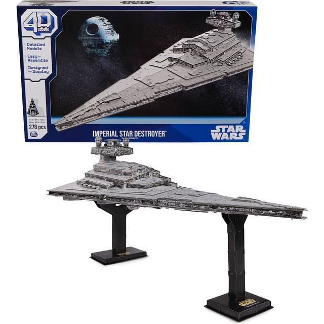 4D Build Star Wars Deluxe Imperial Star Destroyer 3D Model Kit  Star Wars Gifts  Star Wars Toys for Star Wars Fans & Collectors  Adults & Teens 12+