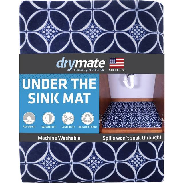 Drymate Premium XL Under Sink Mat  Waterproof Cabinet Protection Mats for Kitchen & Bathroom  Absorbent Shelf Liners  Slip-Resistant  Non-Adhesive  Ma