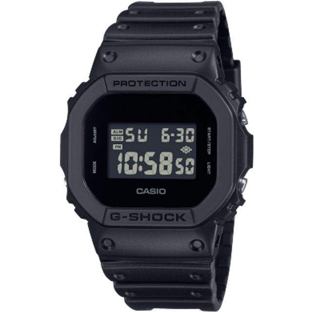 Casio G-Shock Digital Resin Strap Quartz DW-5600UBB-1 200M Men&#39;s Watch
