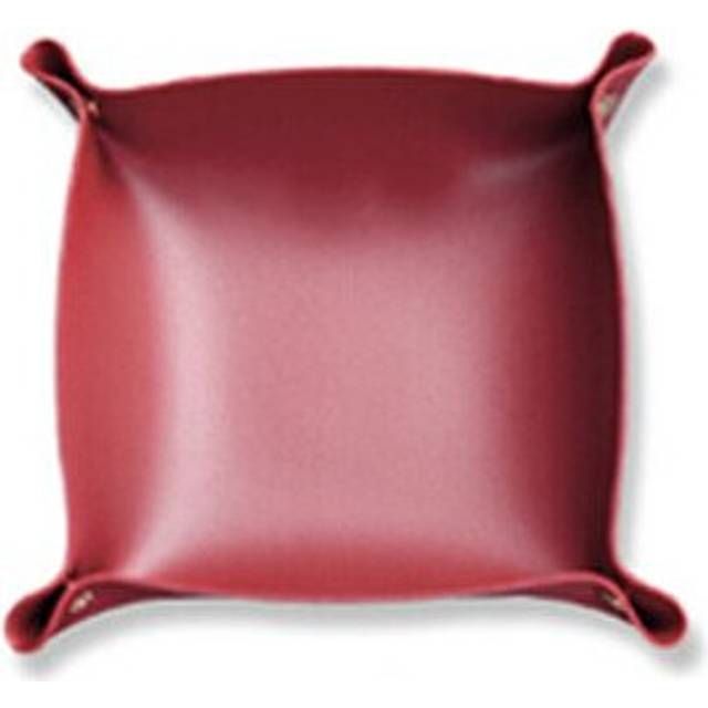 (Wine red) Leather Cigarette Tobacco Rolling Tray Foldable Cigarette Rolling Tray