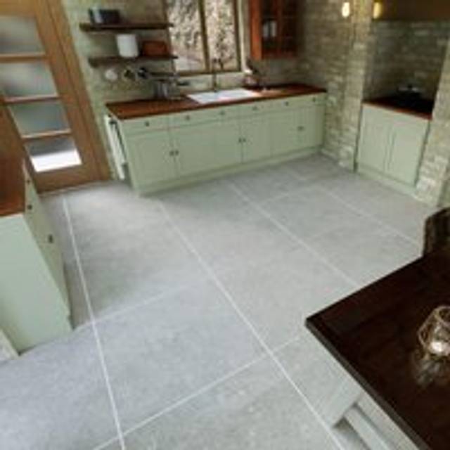 Ayora Matt Beige Stone Effect Porcelain Floor Tile - 800mm x 800mm Total Tiles