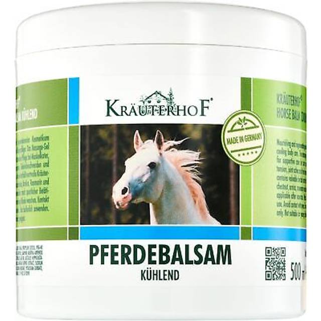 KrÃ¤uterhof Horse Balm Cools and Revitalises Precious Herbal Extracts from Horse Chestnut Arnica Rosemary and Mint Oil 500 ml Tub Sealed with...