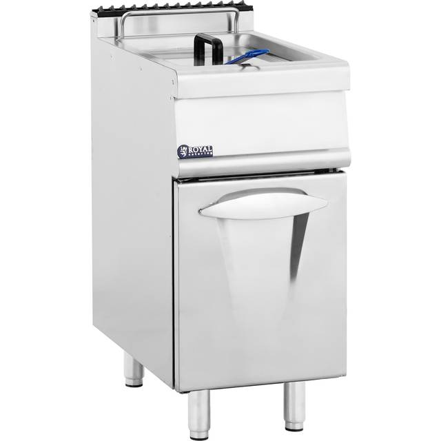 Gas Deep Fryer - 36 l - 15 kW - propane / LPG / natural gas - base cabinet - Royal Catering RCGF-40/700C20SG