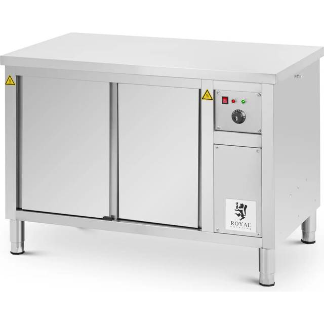 Plate Warmer - 120 x 60 x 85 cm - 30 to 80 °C - Royal Catering RCWC-60120