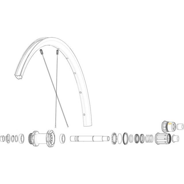 Mavic Rear Ksyrium S Disc Racercykel Fælg