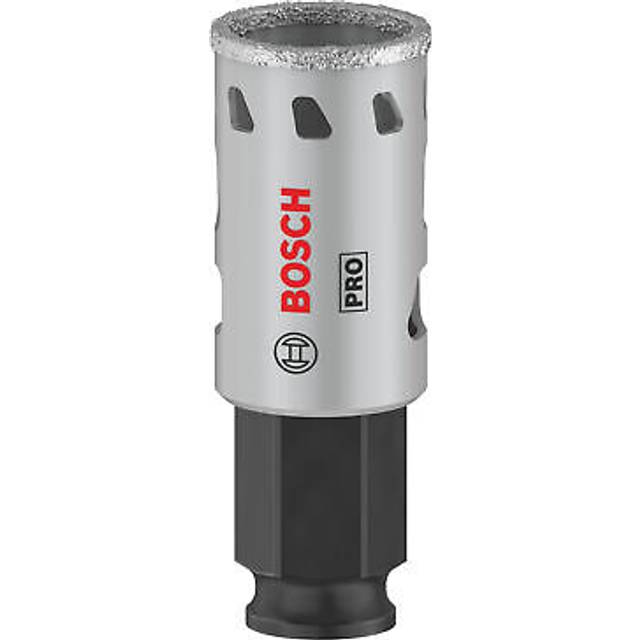 Bosch Pro Power Change Plus Diamond Grit Tile Hole Saw 25mm