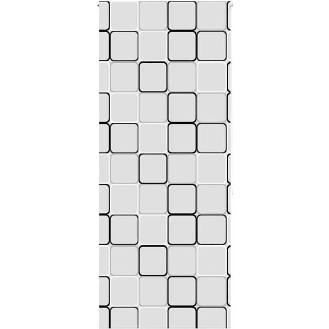 vidaXL Shower Roller Blind 90x240 cm Fabric Width 86 cm - Multicolour