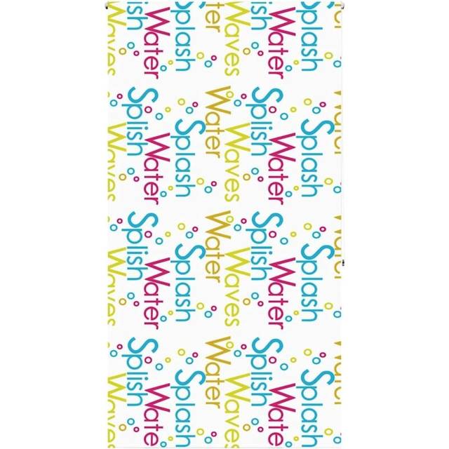 vidaXL Shower Roller Blind 120x240 cm Fabric Width 116 cm - Multicolour