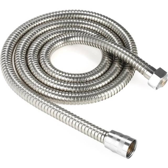 59 Inches Shower Hose Flexible Stainless Steel Tube for Handheld Shower Head Extra Long Explosion 79 Inches silver